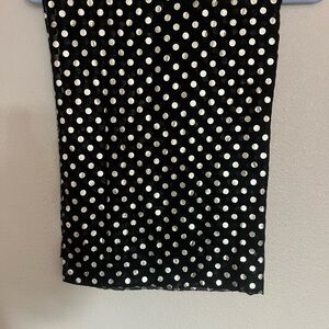 Black and Silver Infinity Scarf